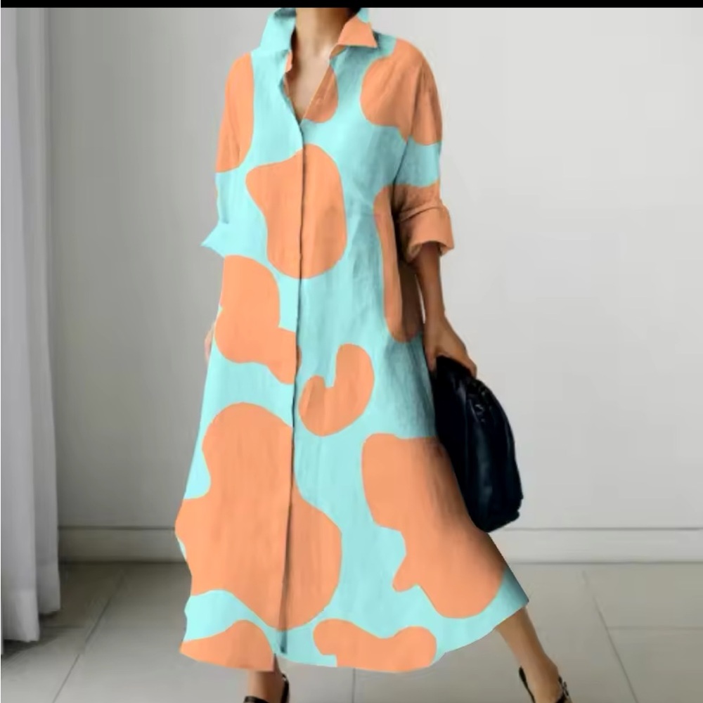 Maxi button up - Sz small